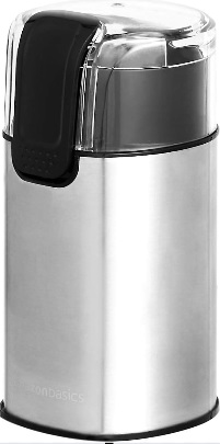 Amazon Basics Stainless Steel Electric Coffee Bean Grinder