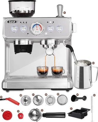 Gevi Espresso Machine With Grinder