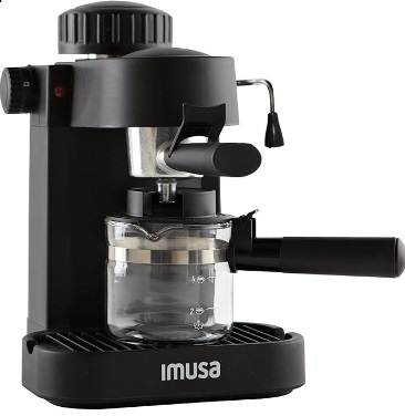 IMUSA USA GAU-18202 4 Cup Espresso-Cappuccino Maker