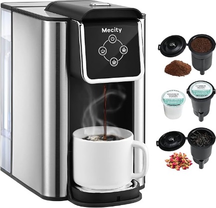 Mecity Coffee Maker 3-in-1 Single Serve Coffee Machine