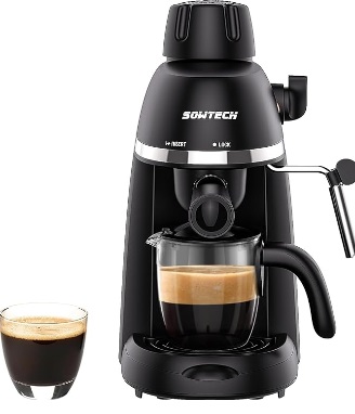 SOWTECH Espresso Coffee Machine Cappuccino Latte Maker