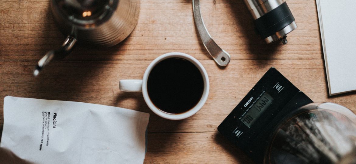 coffee mug and coffee pitcher