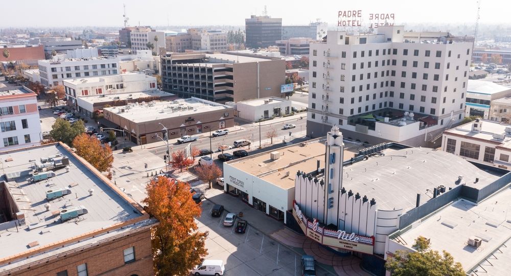 Bakersfield,,California,,Usa,-,December,01,,2020:,Daytime,Aerial,View