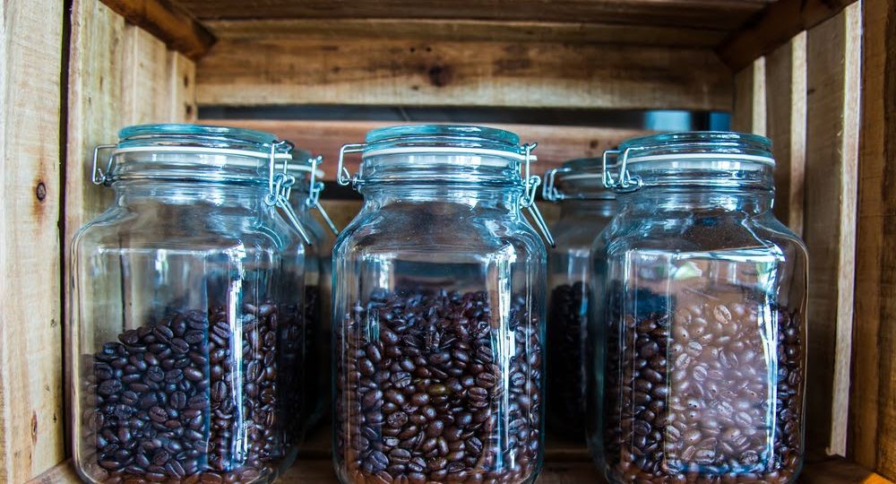 Store Coffee Beans In Mason Jar