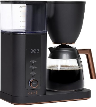 Café Specialty Drip Coffee Maker - 10-Cup Glass Carafe - WiFi Enabled Voice-to-Brew Technology