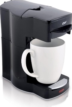 Café Valet Black Single Serve Coffee Brewer - CV1 Coffee Maker