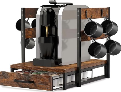 Coffee Maker Stand - Evermagin K Cup Holder Drawer