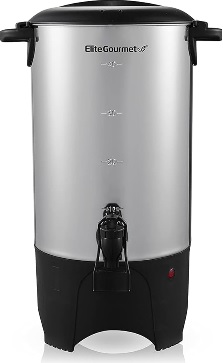 Elite Gourmet CCM040 Stainless Steel 40 Cup Electric Coffee Maker Urn