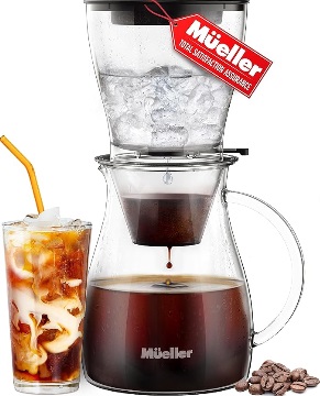 Mueller QuickBrew Smooth Cold Brew Coffee and Tea Maker