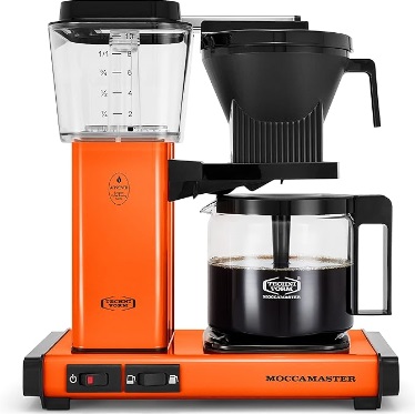 Technivorm Moccamaster Moccamaster 53947 KBGV 10-Cup Orange Coffee Maker