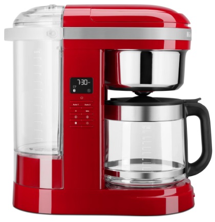 red kitchenaid coffee maker