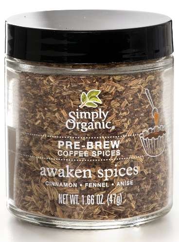 Simply Organic Pre Brew Coffee Spices