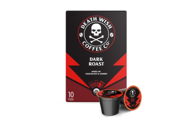 Death Wish Coffee Pods dark roast