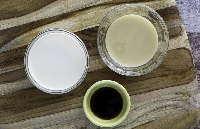 Homemade Vanilla Coffee Creamer With Evaporated Milk