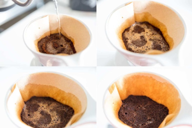 How to Bloom Pour Over Coffee