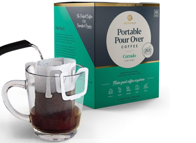 Single Serve Pour Over Coffee Packets