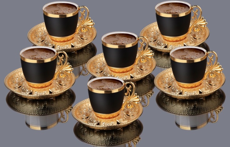 Turkish Coffee Cups And Saucers