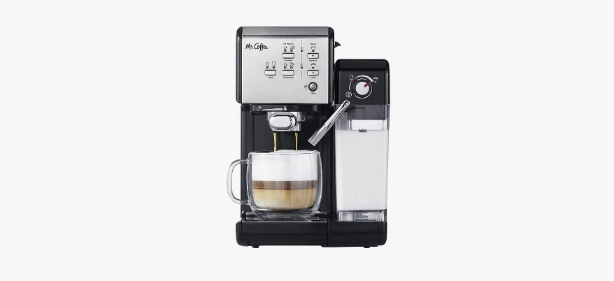 Latte Coffee Machine With Milk Frother